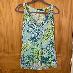 Lilly Pulitzer Large Sky Blue Heaven Top